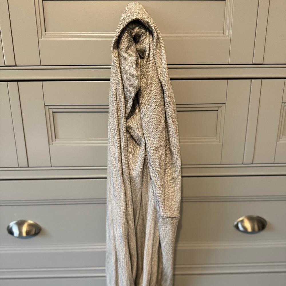 Gray infinity scarf